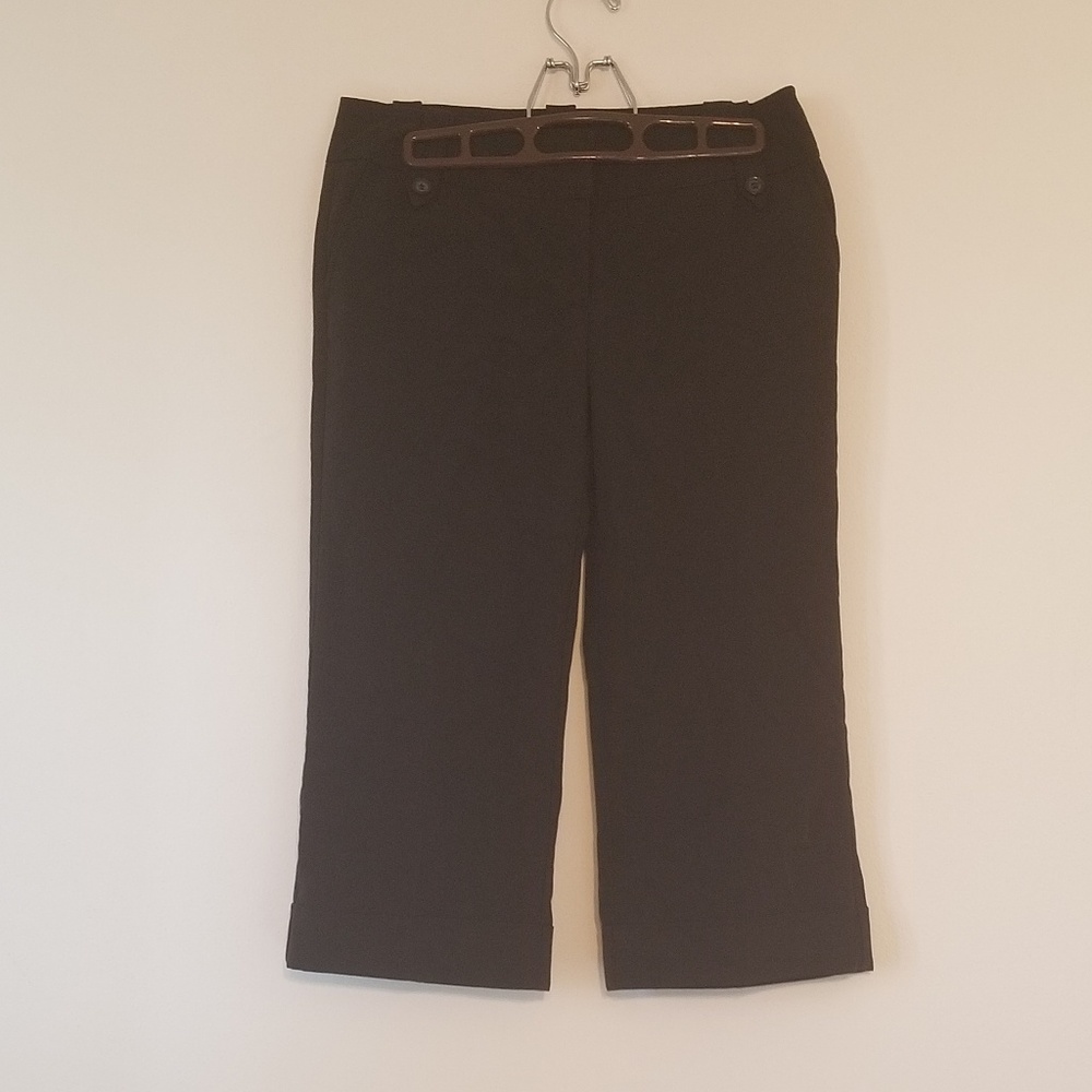 Star city black capri dress pants sz 3